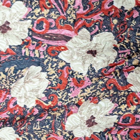 Vintage South Harbour Retro Floral Indie Sleaze Baroque Windbreaker Jacket *M/P - Picture 12 of 13